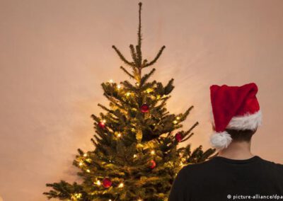 Alleen zijn of je eenzaam voelen met kerst