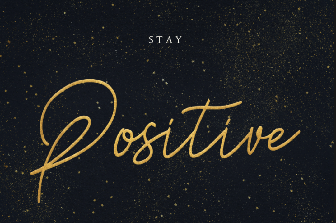Stay positive Sjoerd van Berge Henegouwen