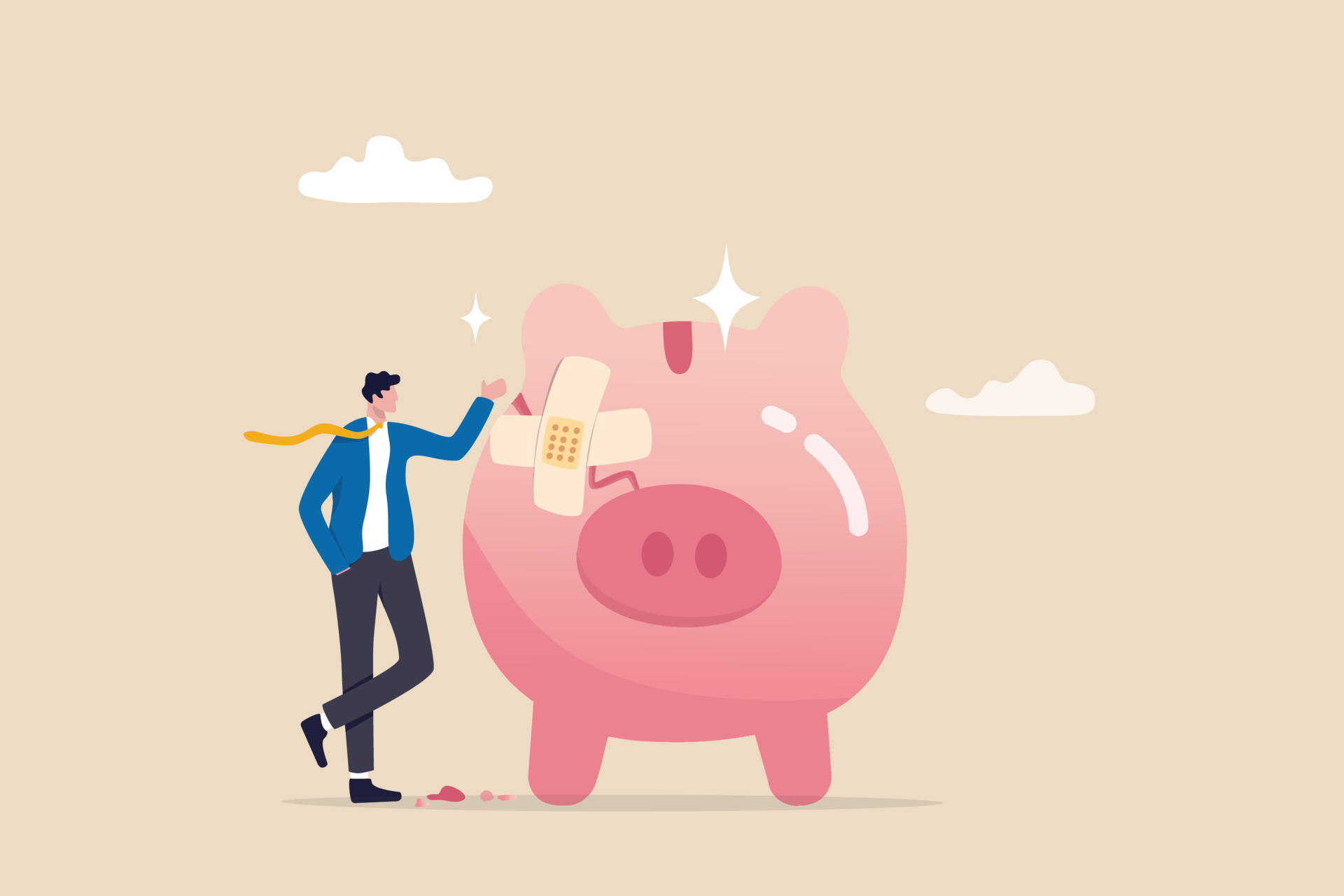 Money pig Sjoerd van Berge Henegouwen