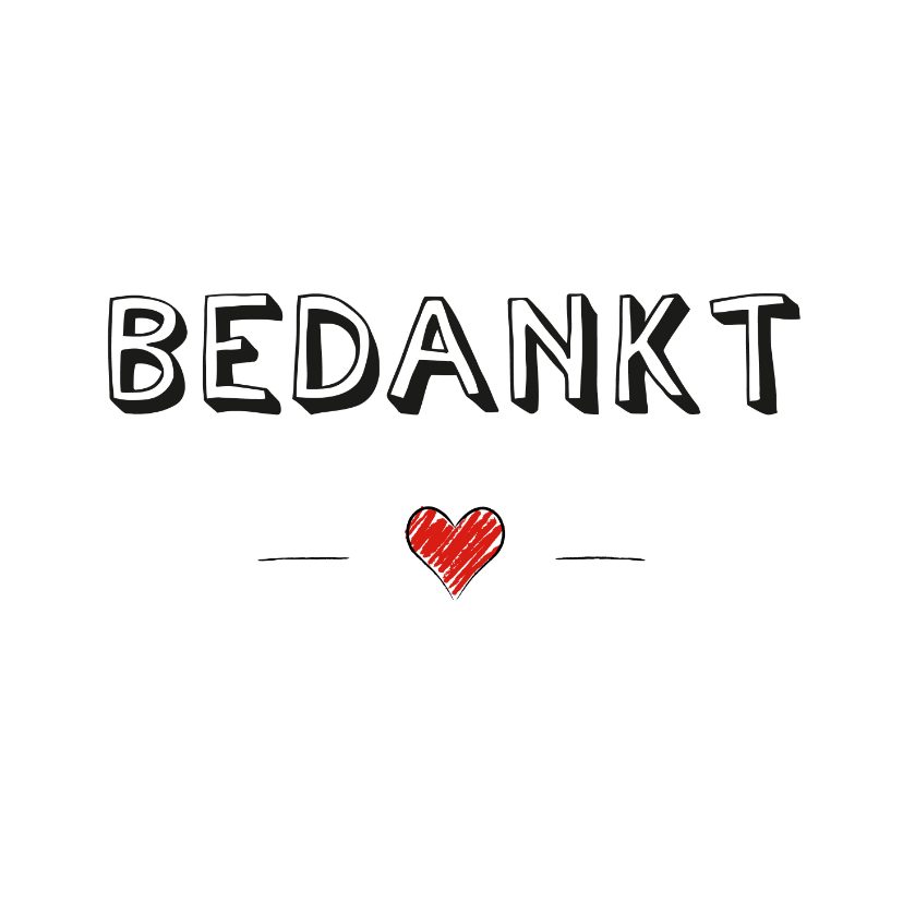 Bedankt Lex